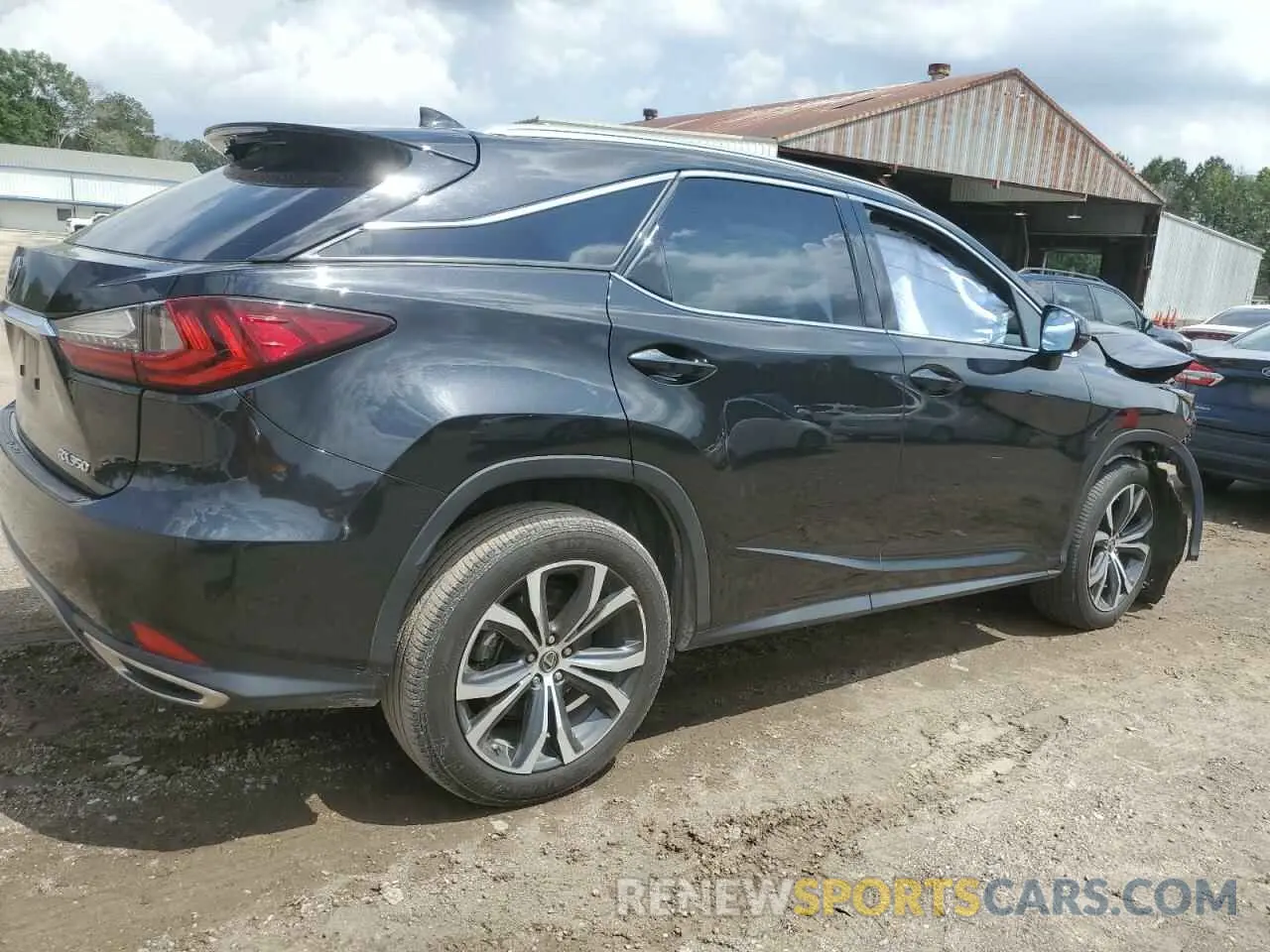 3 Photograph of a damaged car 2T2HZMAAXNC243010 LEXUS RX350 2022