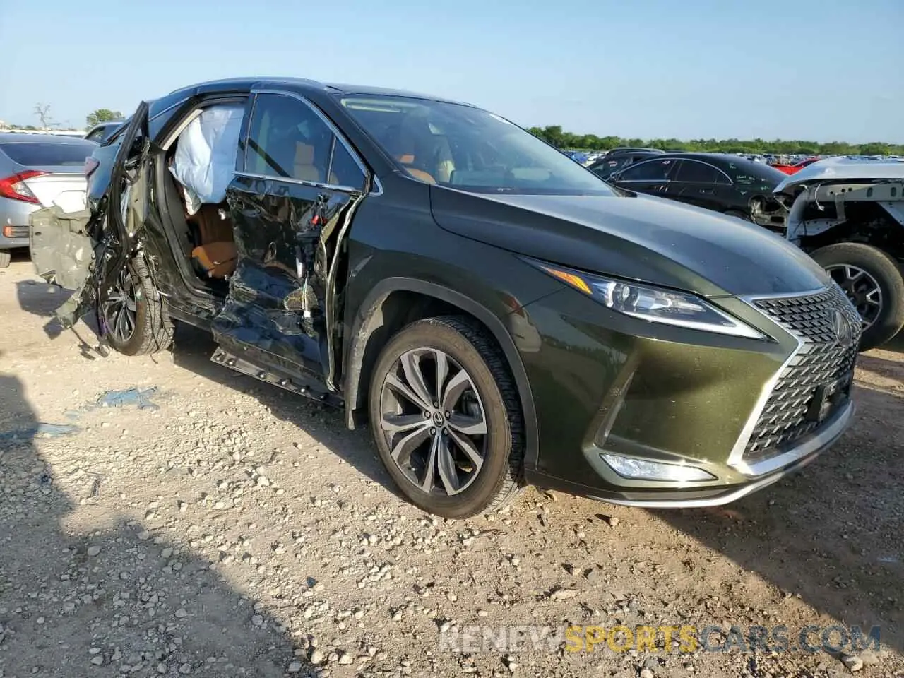 4 Photograph of a damaged car 2T2HZMAAXNC254394 LEXUS RX350 2022