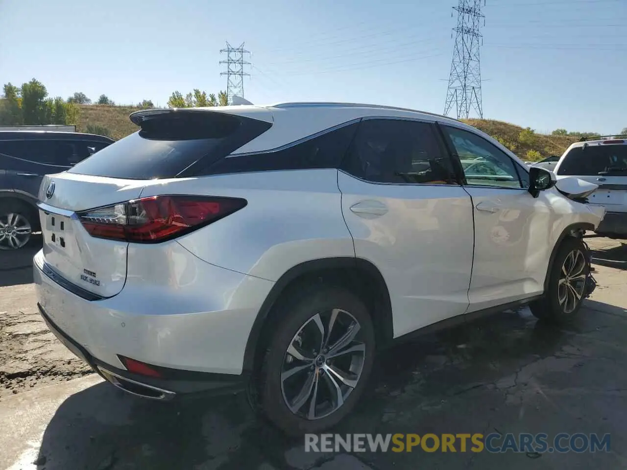 3 Photograph of a damaged car 2T2HZMDA0NC314226 LEXUS RX350 2022