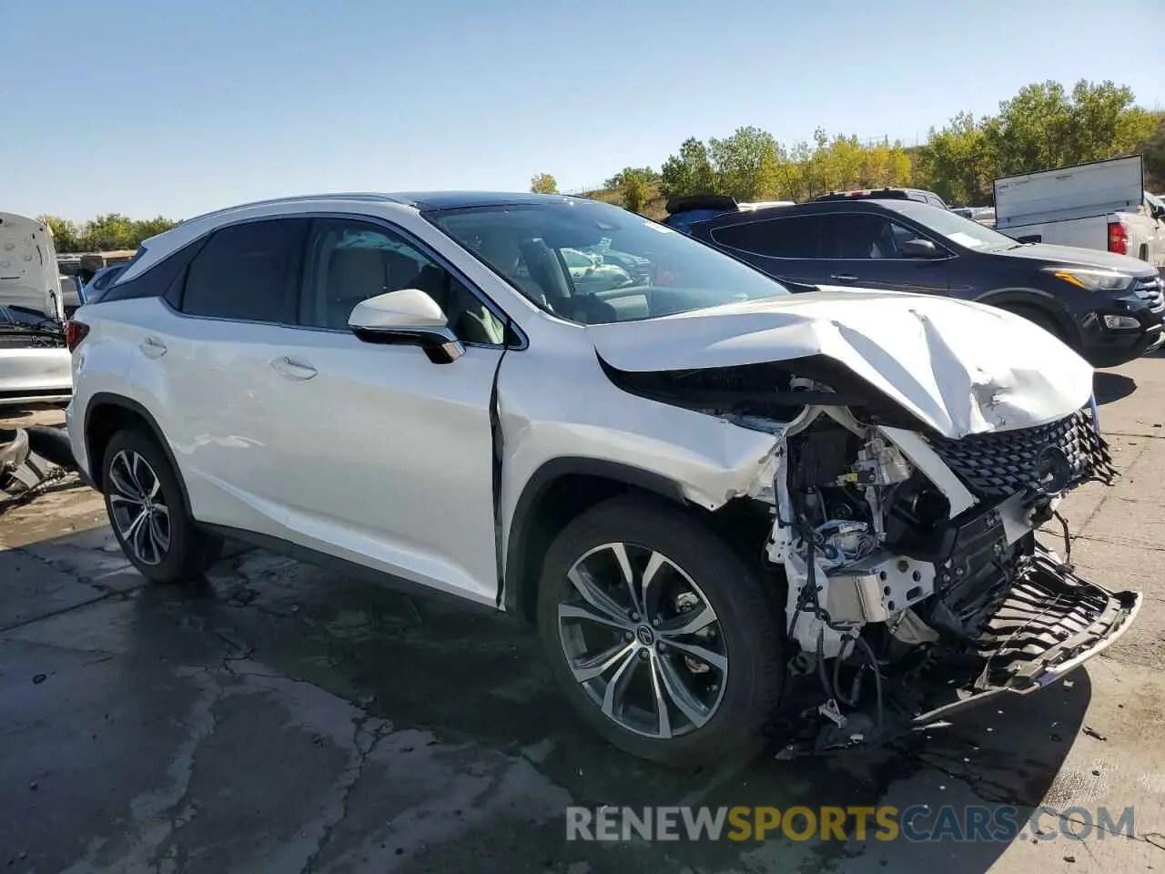 4 Photograph of a damaged car 2T2HZMDA0NC314226 LEXUS RX350 2022