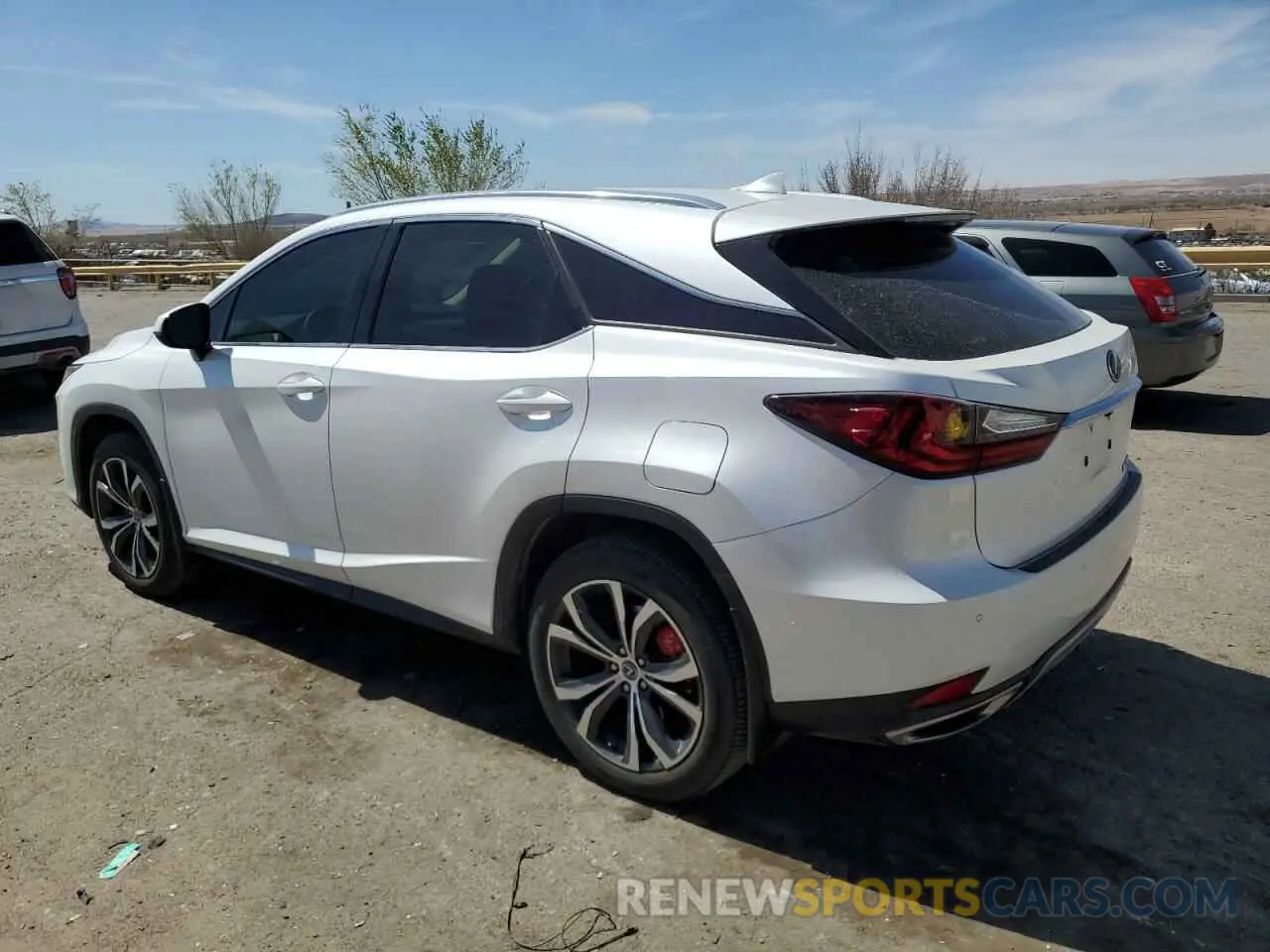 2 Photograph of a damaged car 2T2HZMDA0NC341393 LEXUS RX350 2022
