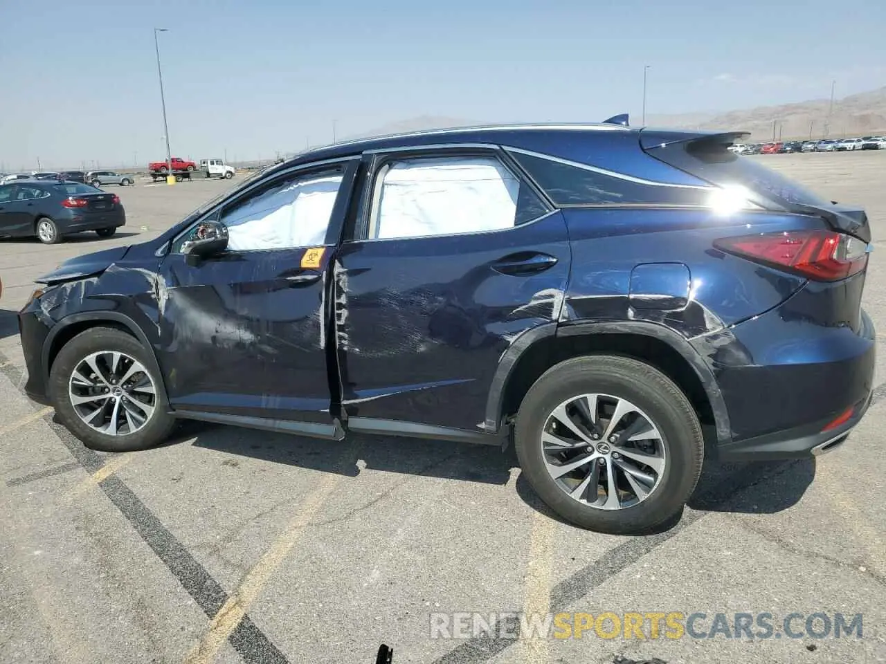 2 Photograph of a damaged car 2T2HZMDA0NC342513 LEXUS RX350 2022