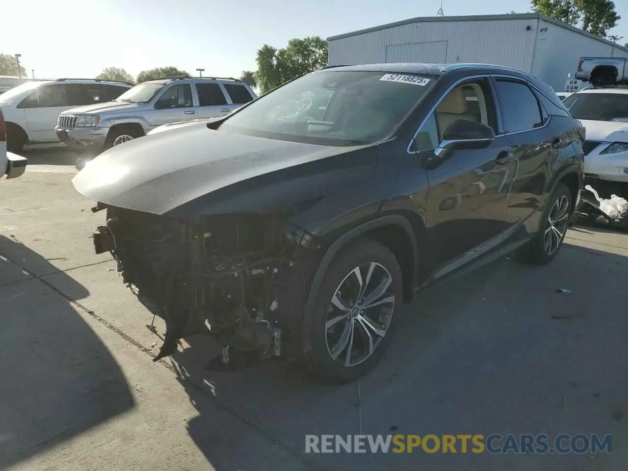 1 Photograph of a damaged car 2T2HZMDA0NC357240 LEXUS RX350 2022