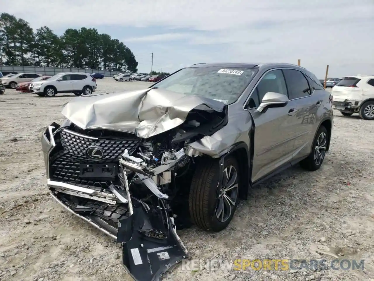 2 Photograph of a damaged car 2T2HZMDA1NC326854 LEXUS RX350 2022