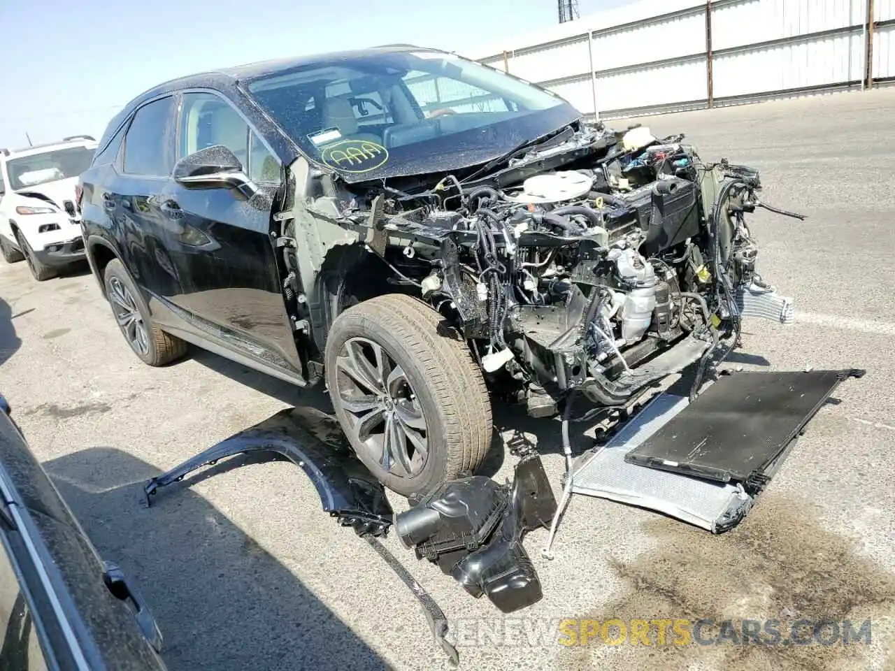 1 Photograph of a damaged car 2T2HZMDA1NC357506 LEXUS RX350 2022