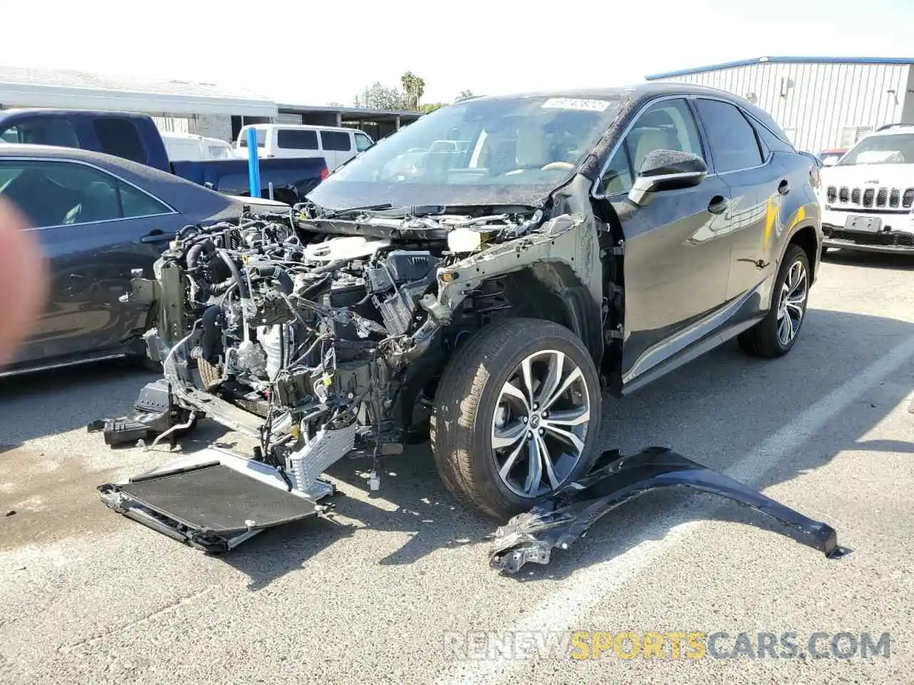 2 Photograph of a damaged car 2T2HZMDA1NC357506 LEXUS RX350 2022