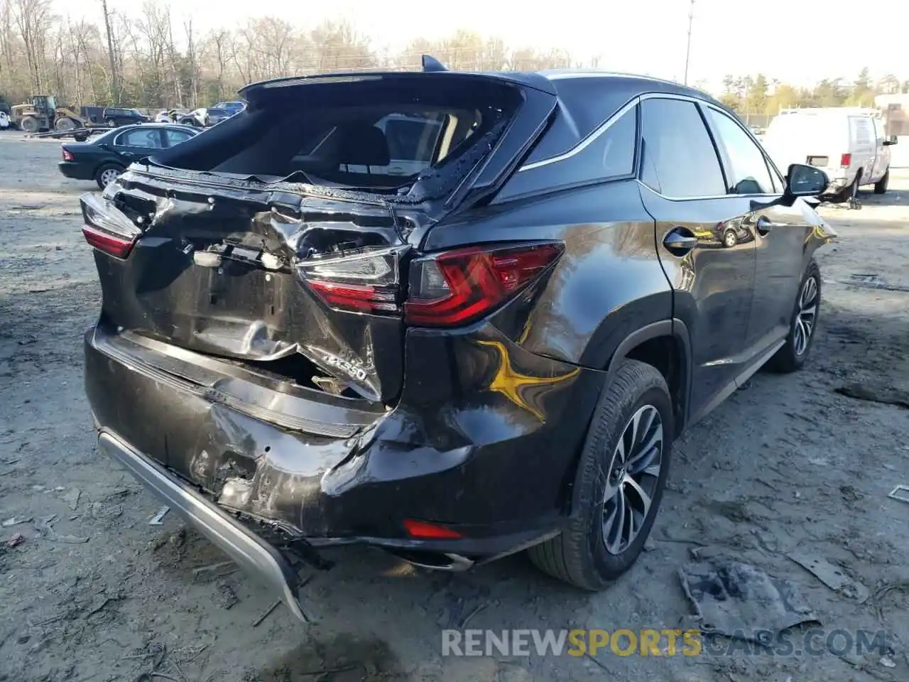 4 Photograph of a damaged car 2T2HZMDA2NC311294 LEXUS RX350 2022