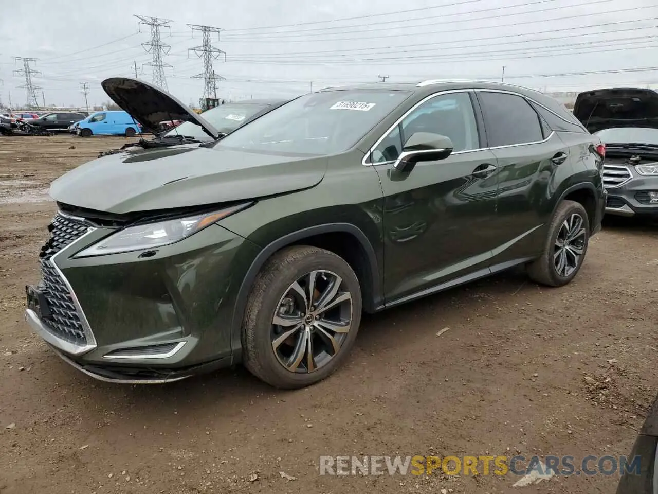 1 Photograph of a damaged car 2T2HZMDA2NC356591 LEXUS RX350 2022