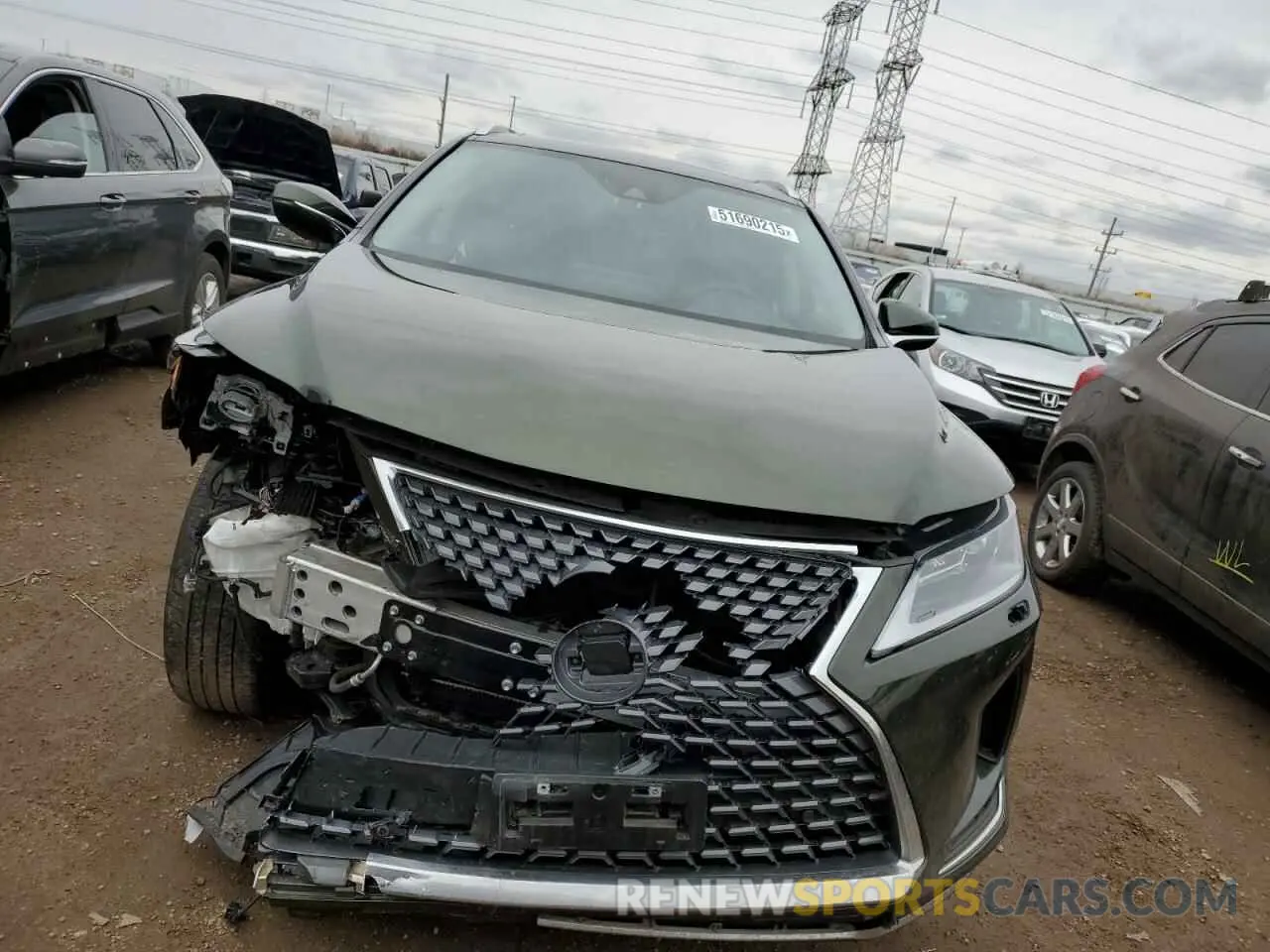 5 Photograph of a damaged car 2T2HZMDA2NC356591 LEXUS RX350 2022
