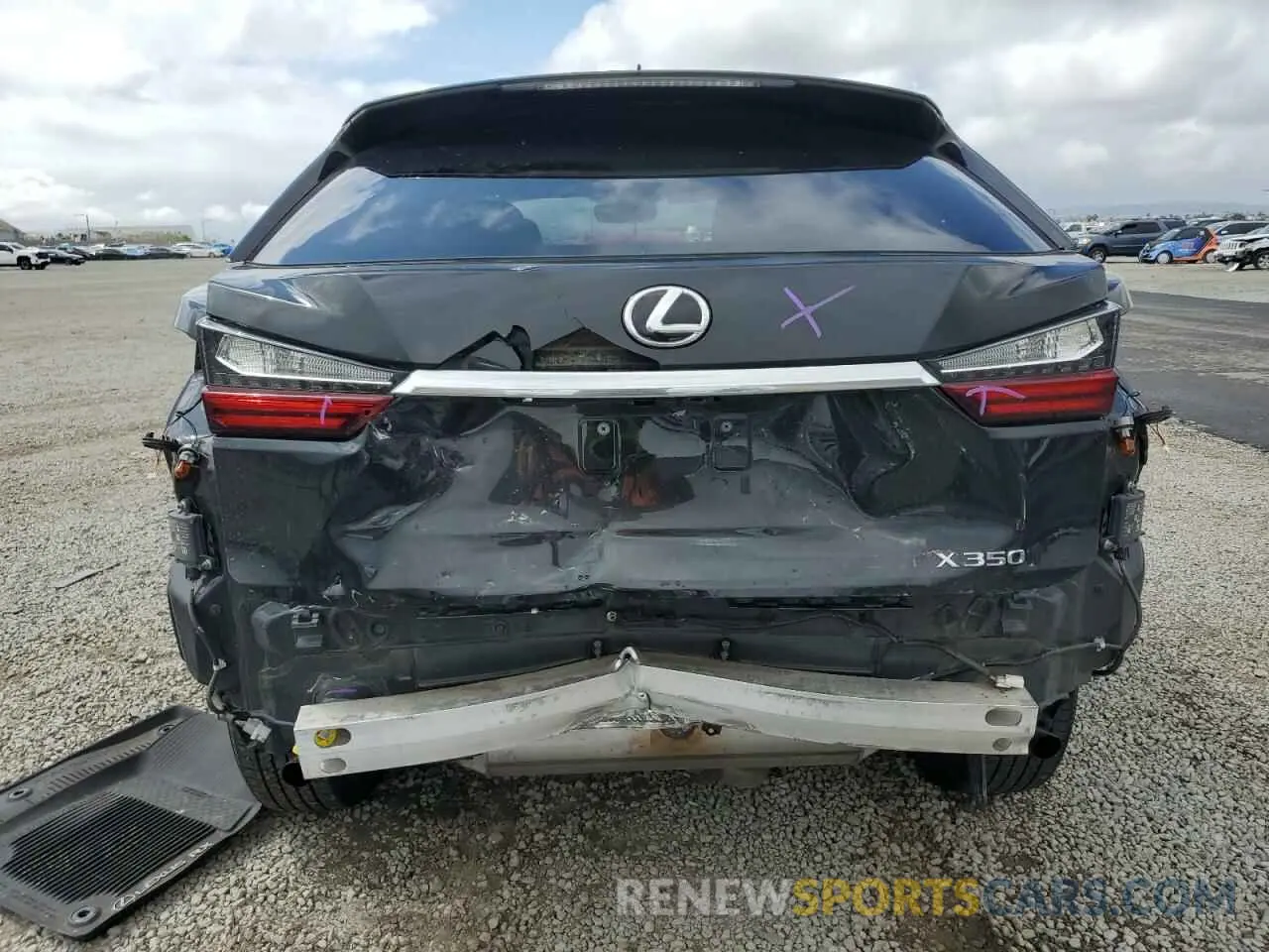6 Photograph of a damaged car 2T2HZMDA3NC338357 LEXUS RX350 2022