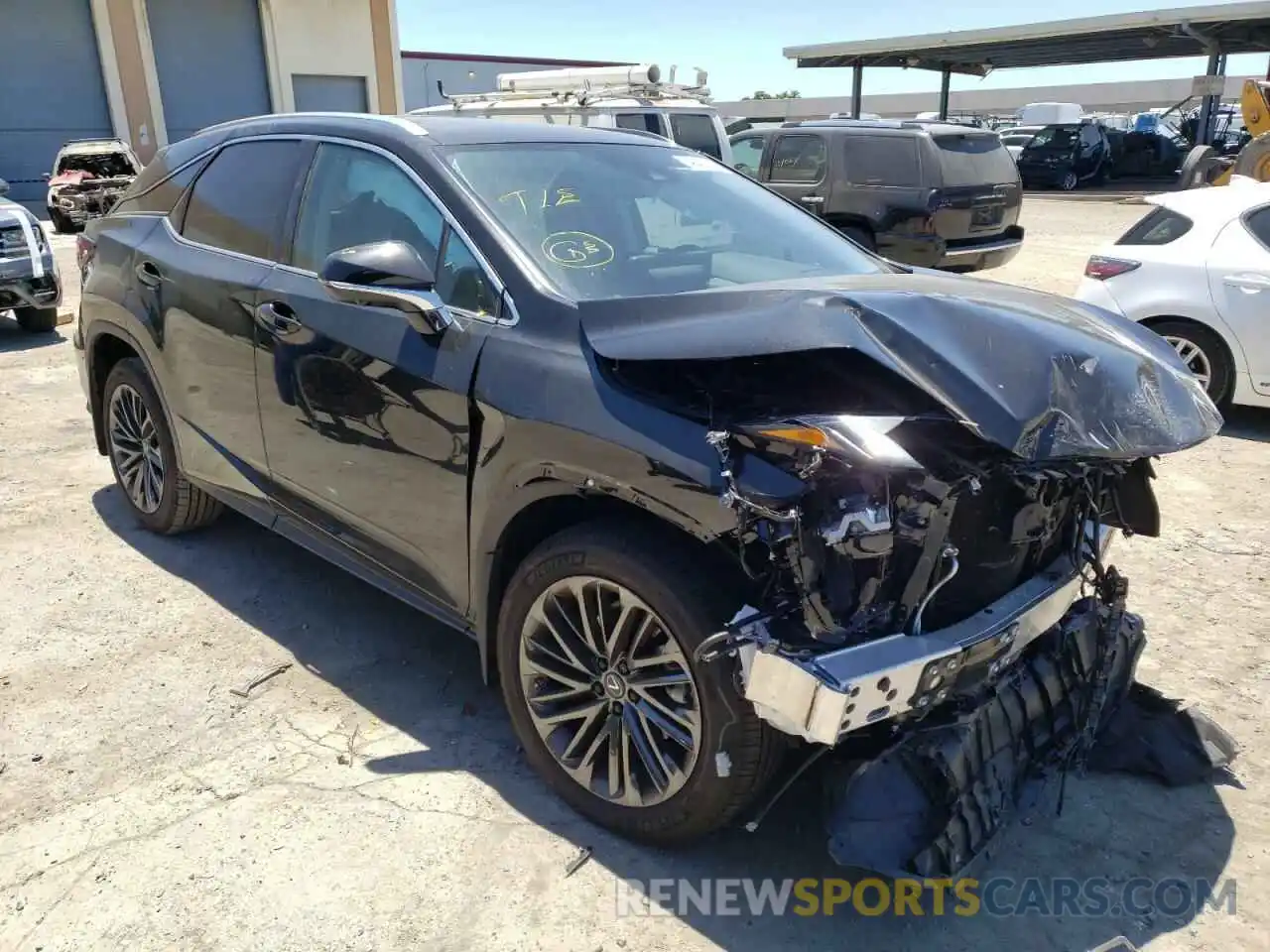 1 Photograph of a damaged car 2T2HZMDA4NC327724 LEXUS RX350 2022