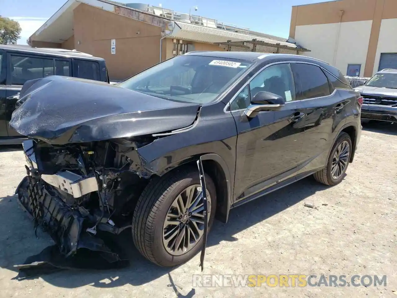 2 Photograph of a damaged car 2T2HZMDA4NC327724 LEXUS RX350 2022