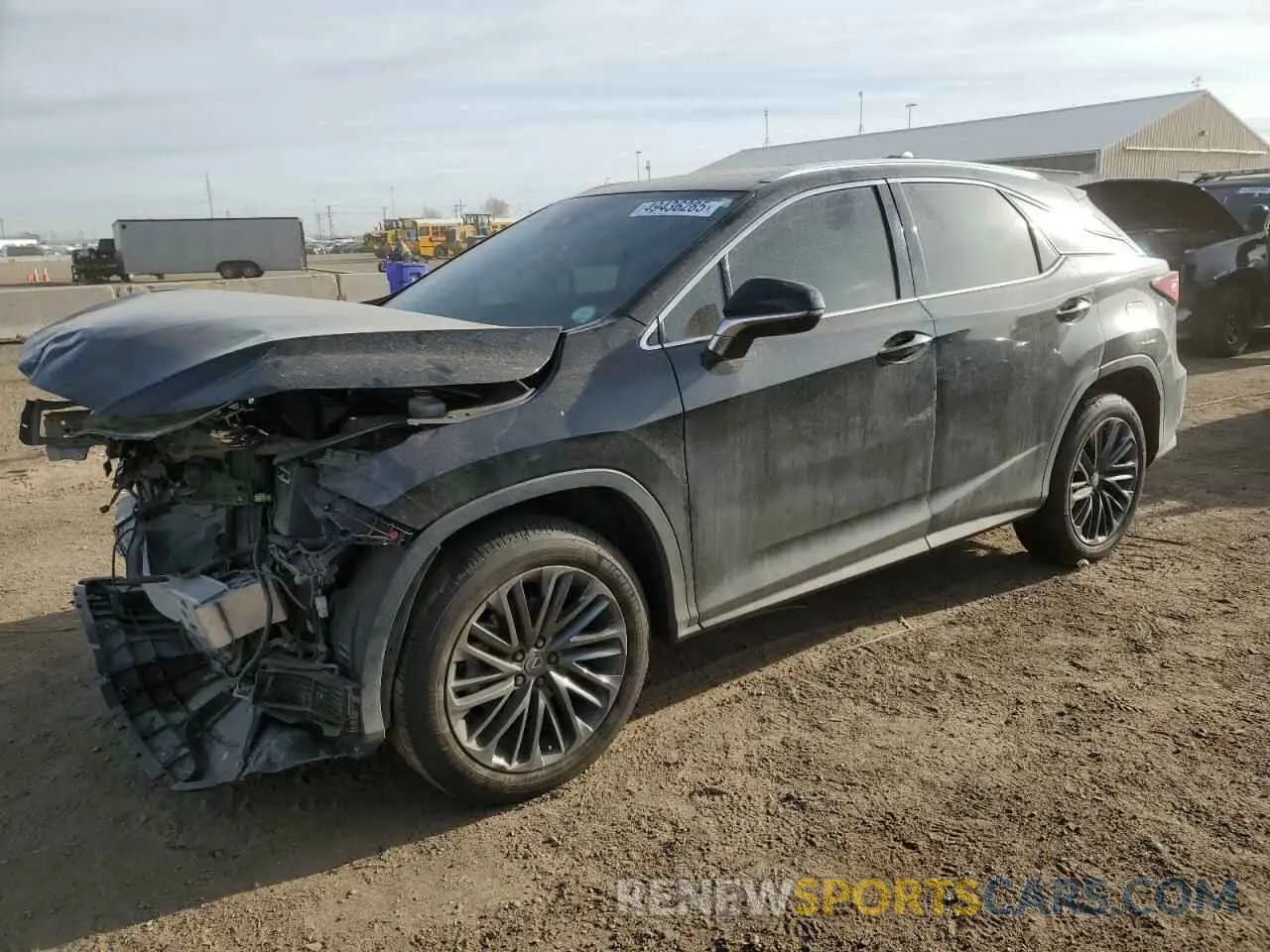 1 Photograph of a damaged car 2T2HZMDA4NC335287 LEXUS RX350 2022