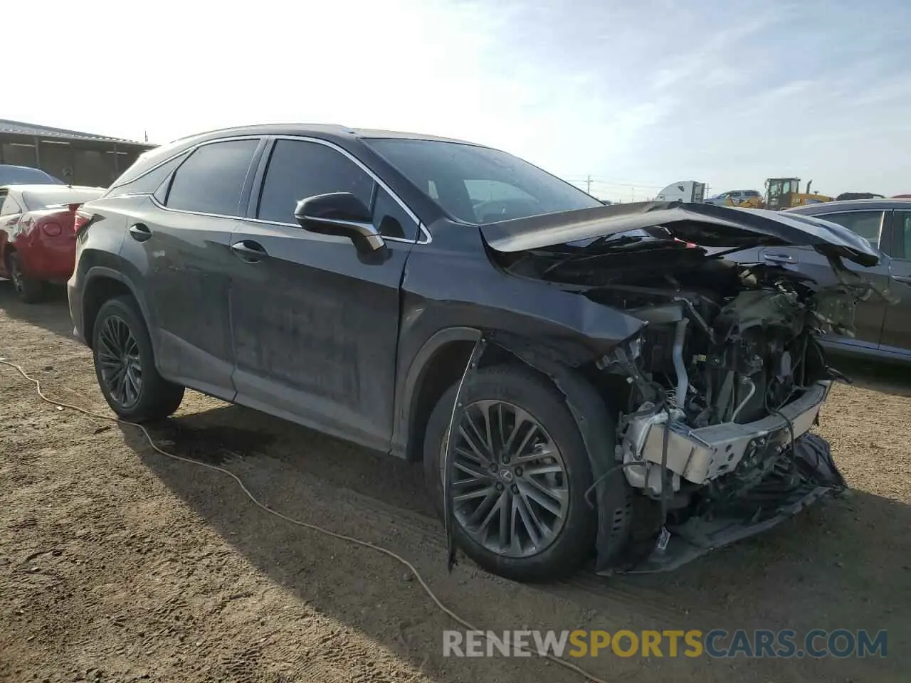 4 Photograph of a damaged car 2T2HZMDA4NC335287 LEXUS RX350 2022