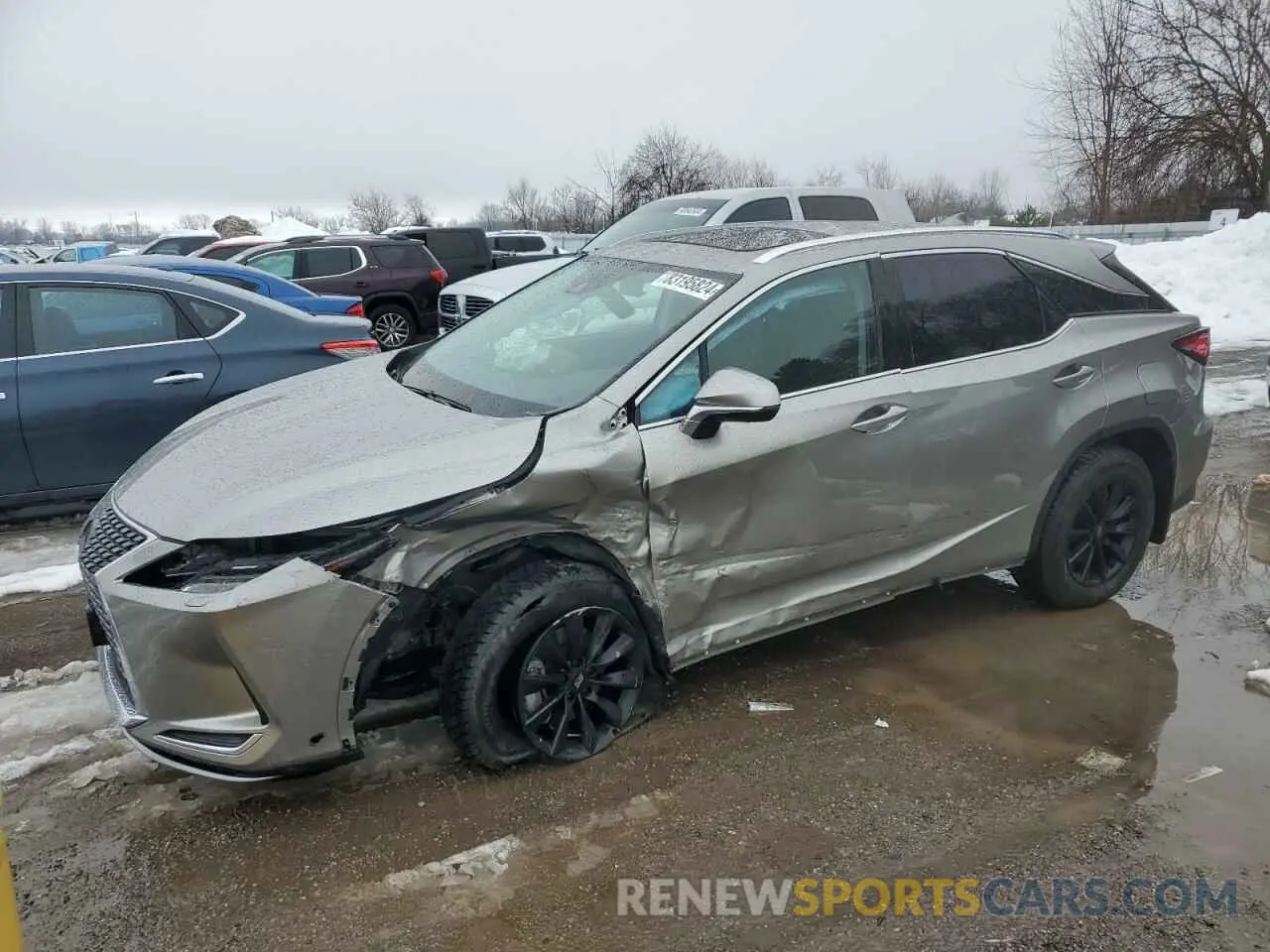 1 Photograph of a damaged car 2T2HZMDA4NC348914 LEXUS RX350 2022