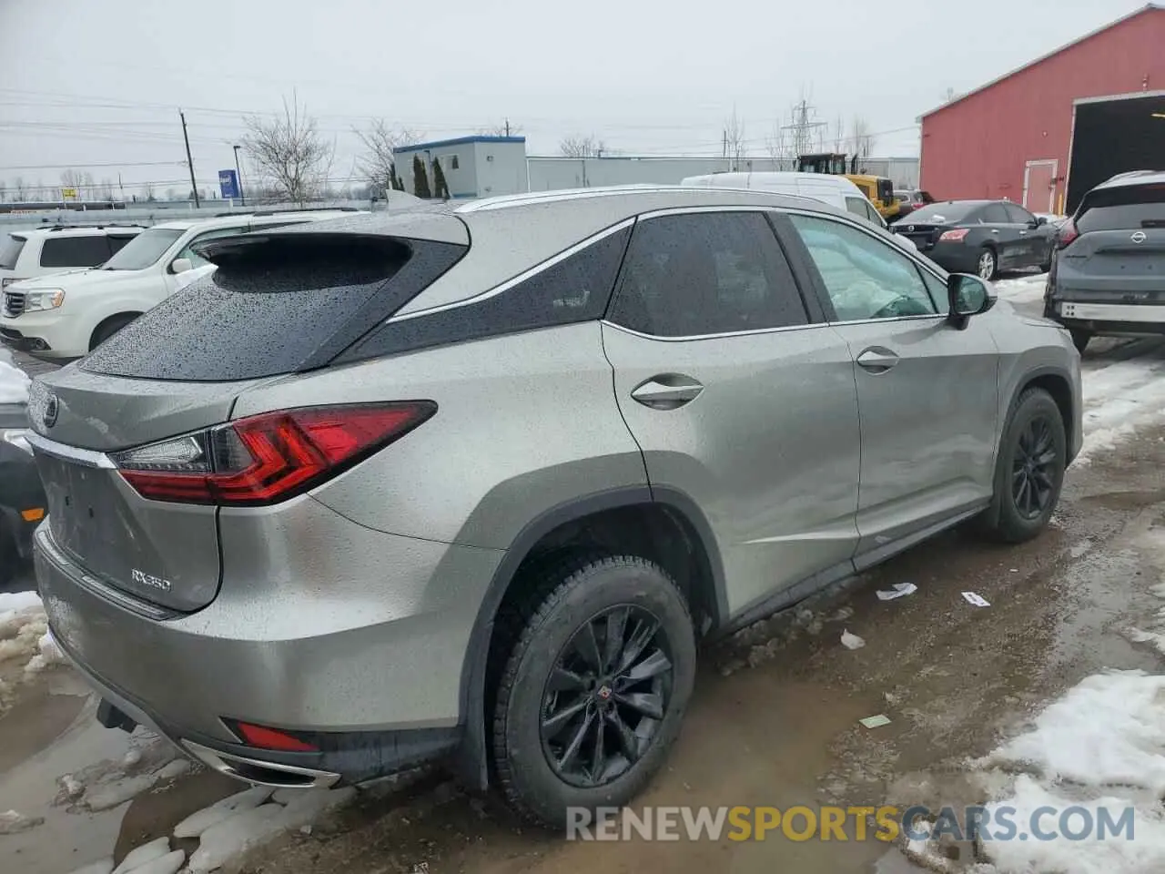 3 Photograph of a damaged car 2T2HZMDA4NC348914 LEXUS RX350 2022