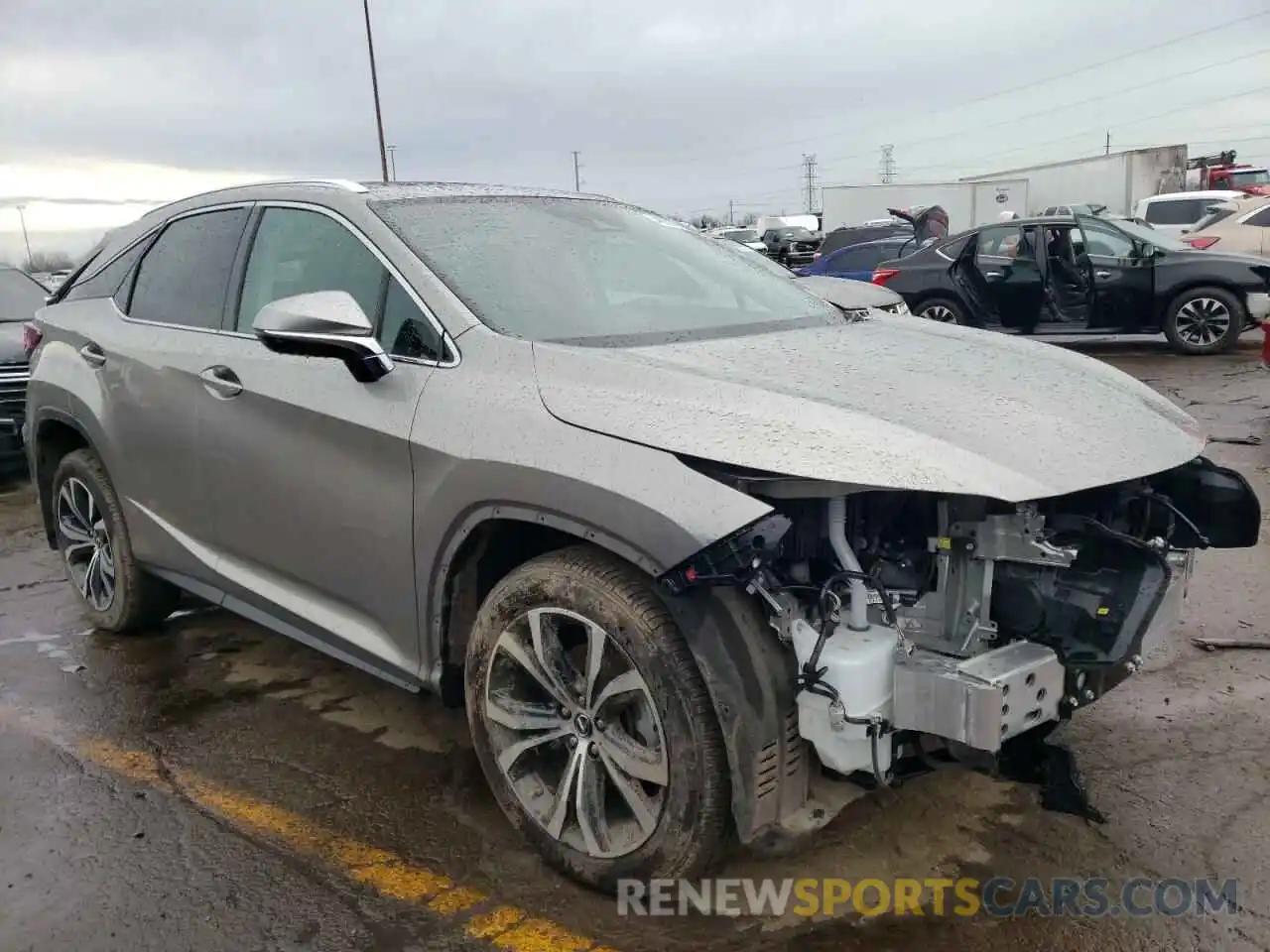 4 Photograph of a damaged car 2T2HZMDA4NC360271 LEXUS RX350 2022