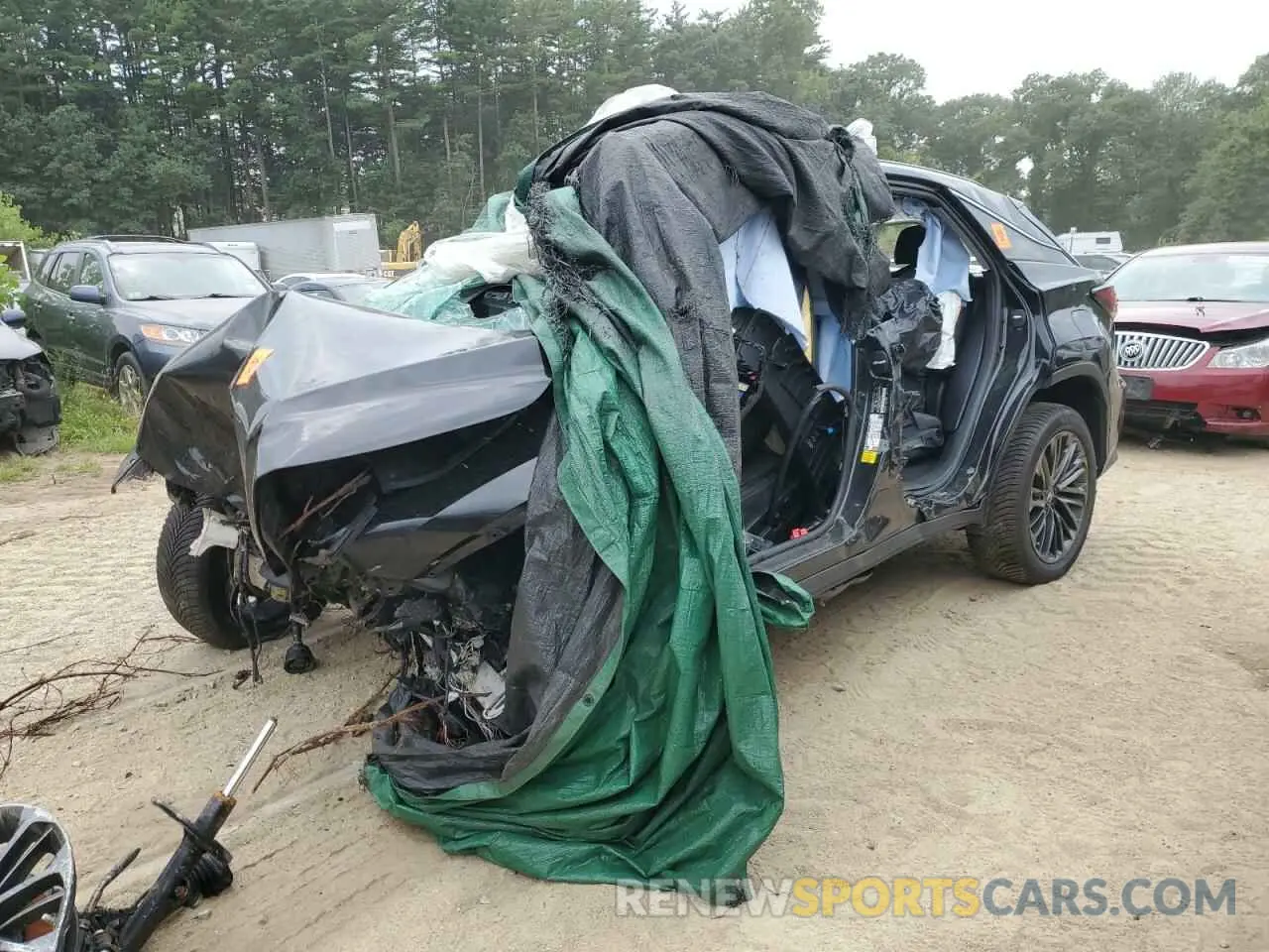 1 Photograph of a damaged car 2T2HZMDA5NC329272 LEXUS RX350 2022