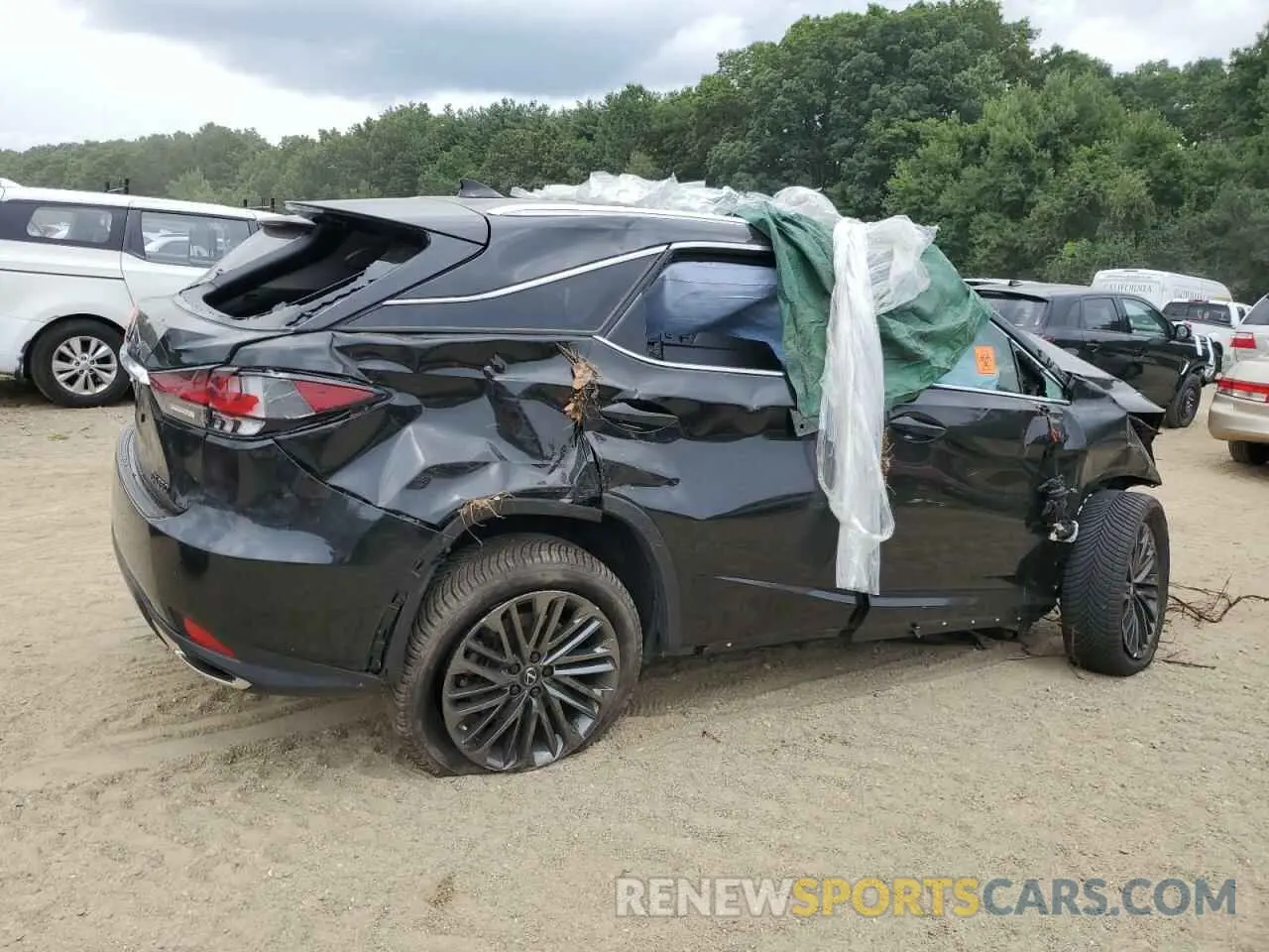 3 Photograph of a damaged car 2T2HZMDA5NC329272 LEXUS RX350 2022