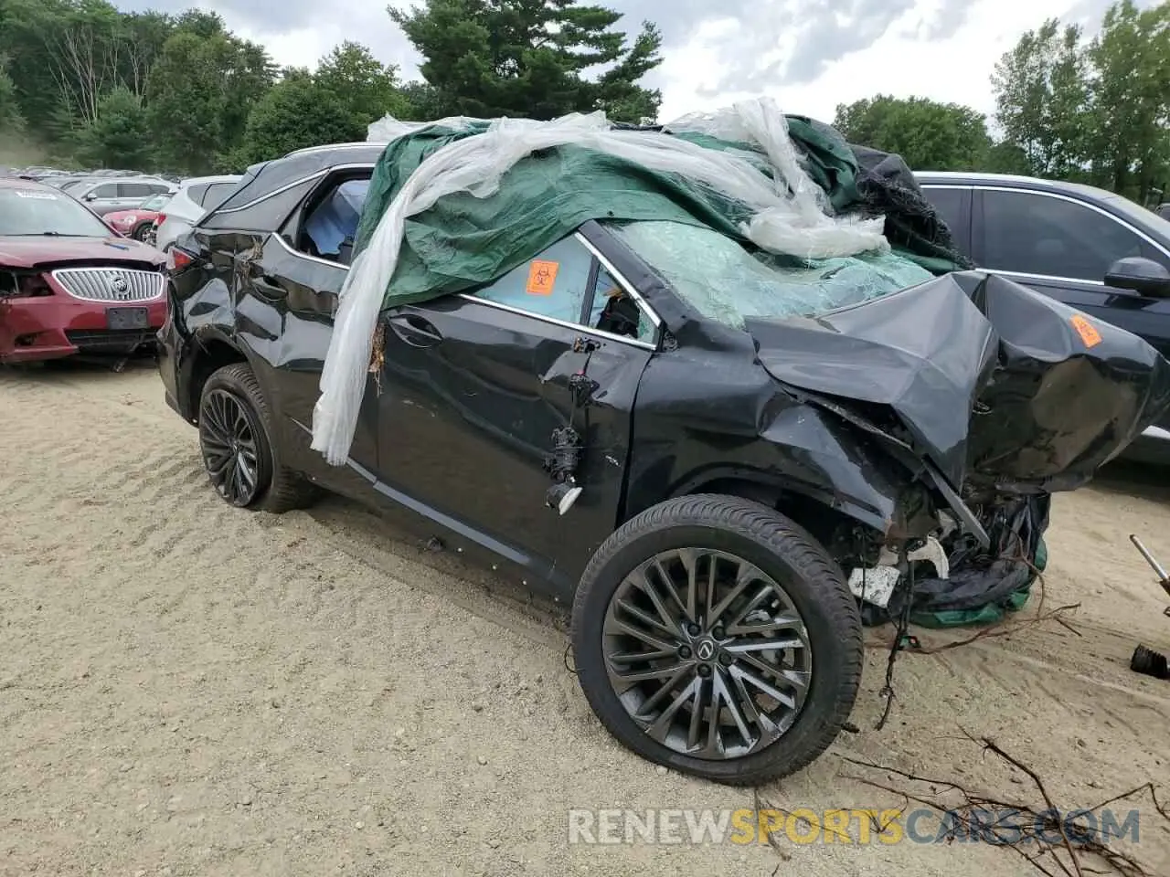 4 Photograph of a damaged car 2T2HZMDA5NC329272 LEXUS RX350 2022