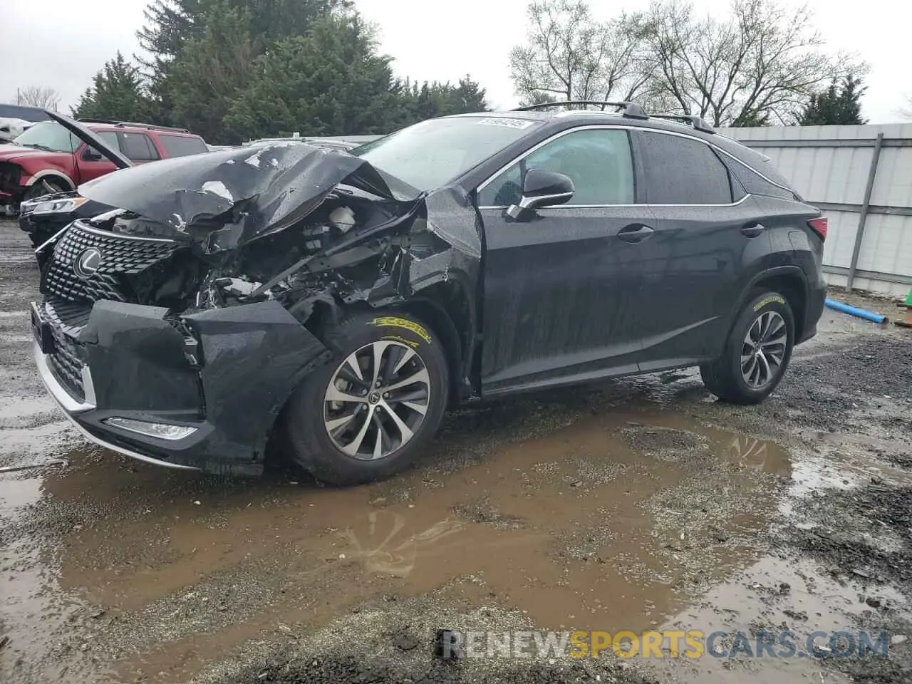 1 Photograph of a damaged car 2T2HZMDA6NC312142 LEXUS RX350 2022