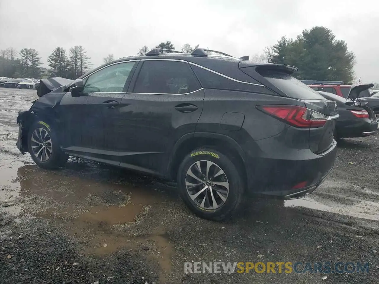 2 Photograph of a damaged car 2T2HZMDA6NC312142 LEXUS RX350 2022