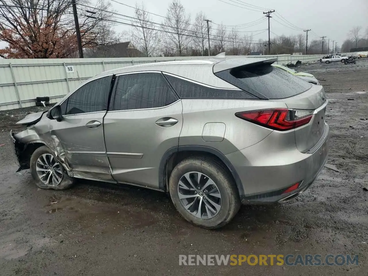 2 Photograph of a damaged car 2T2HZMDA6NC341012 LEXUS RX350 2022