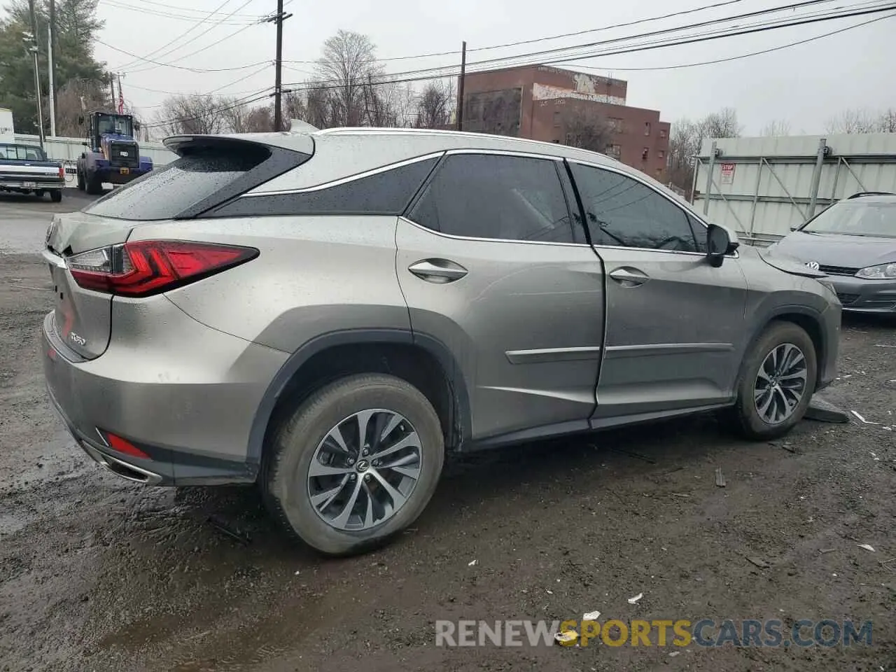 3 Photograph of a damaged car 2T2HZMDA6NC341012 LEXUS RX350 2022