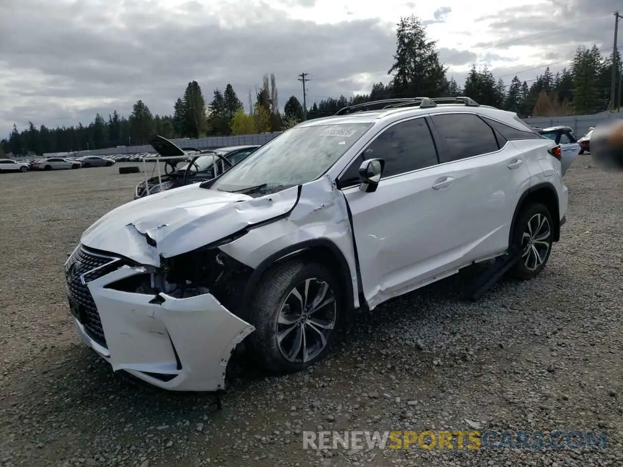 1 Photograph of a damaged car 2T2HZMDA7NC317656 LEXUS RX350 2022
