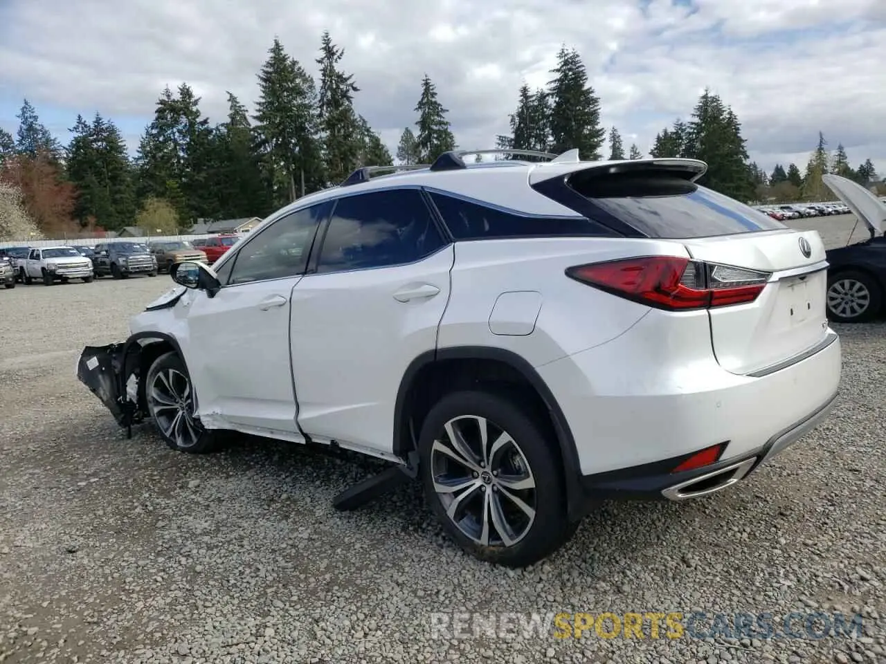 2 Photograph of a damaged car 2T2HZMDA7NC317656 LEXUS RX350 2022