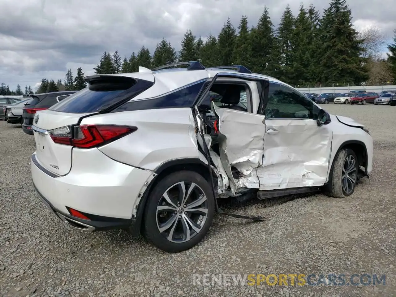 3 Photograph of a damaged car 2T2HZMDA7NC317656 LEXUS RX350 2022