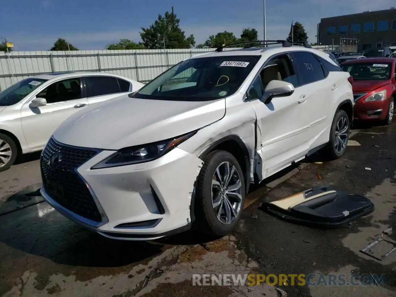 2 Photograph of a damaged car 2T2HZMDA7NC339379 LEXUS RX350 2022