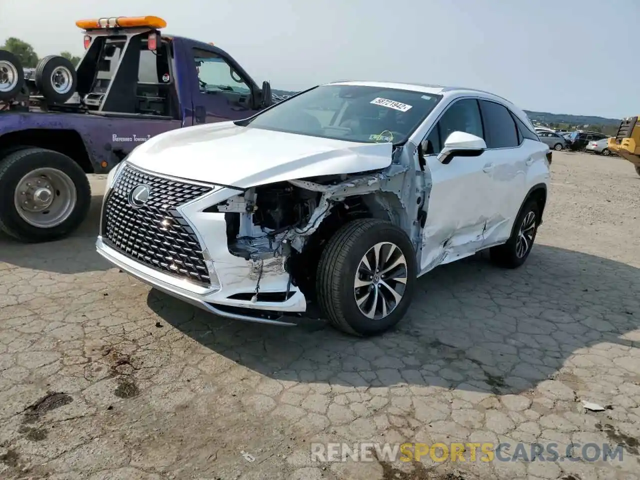 2 Photograph of a damaged car 2T2HZMDA7NC351807 LEXUS RX350 2022