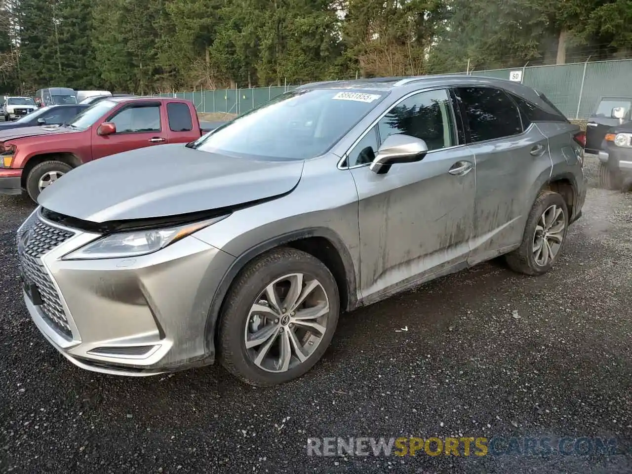 1 Photograph of a damaged car 2T2HZMDA7NC351953 LEXUS RX350 2022