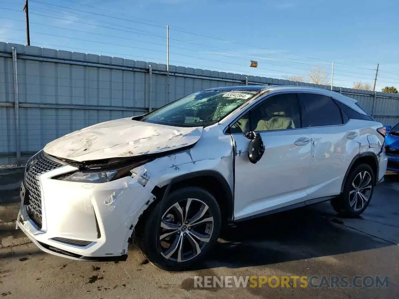 1 Photograph of a damaged car 2T2HZMDA8NC319710 LEXUS RX350 2022