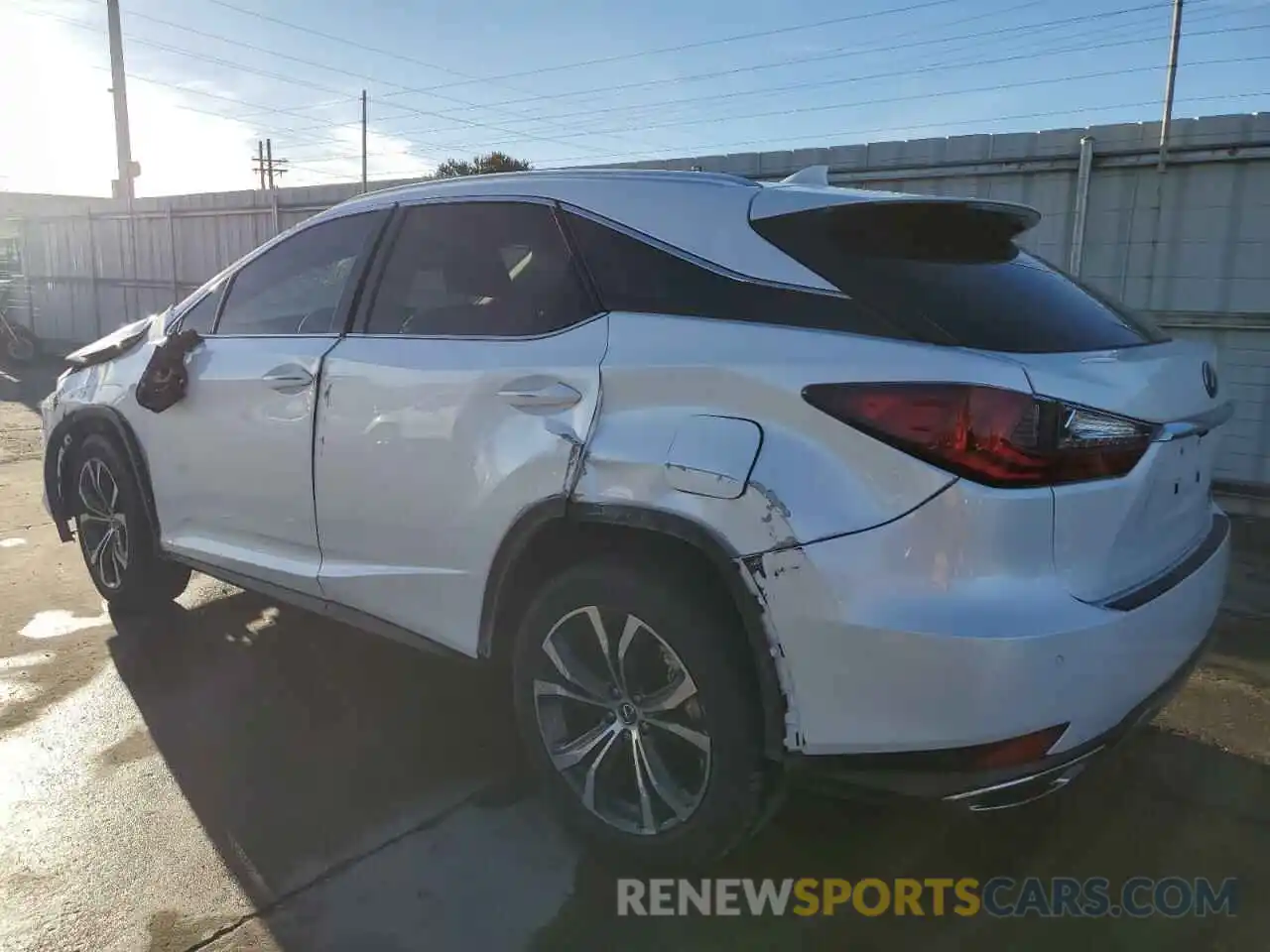 2 Photograph of a damaged car 2T2HZMDA8NC319710 LEXUS RX350 2022