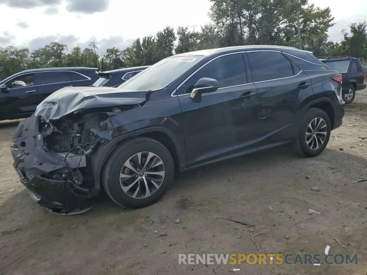 1 Photograph of a damaged car 2T2HZMDA8NC334322 LEXUS RX350 2022
