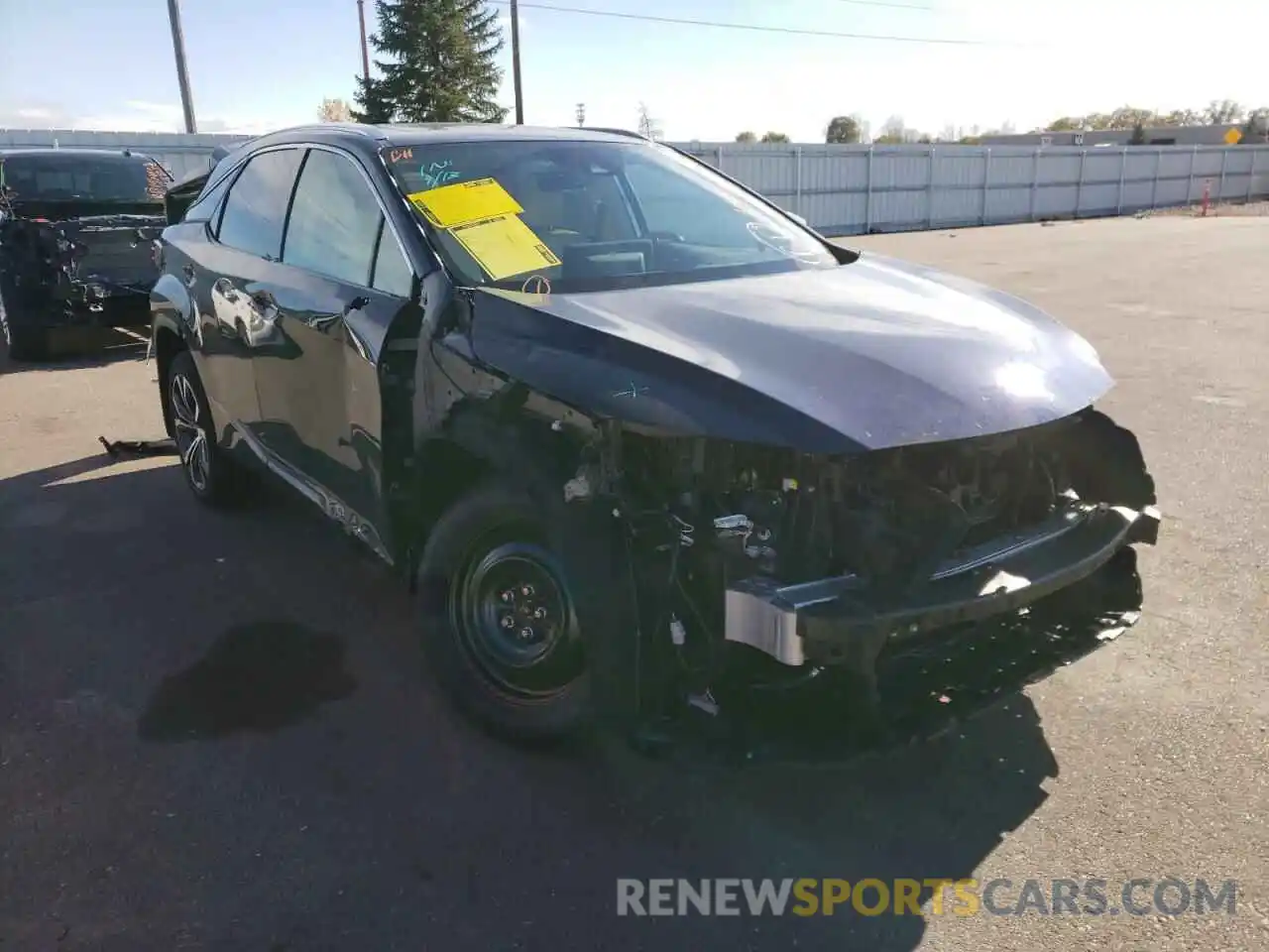 1 Photograph of a damaged car 2T2HZMDA8NC352707 LEXUS RX350 2022