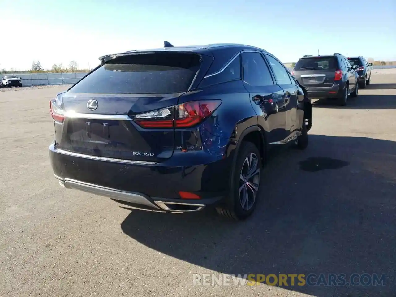 4 Photograph of a damaged car 2T2HZMDA8NC352707 LEXUS RX350 2022