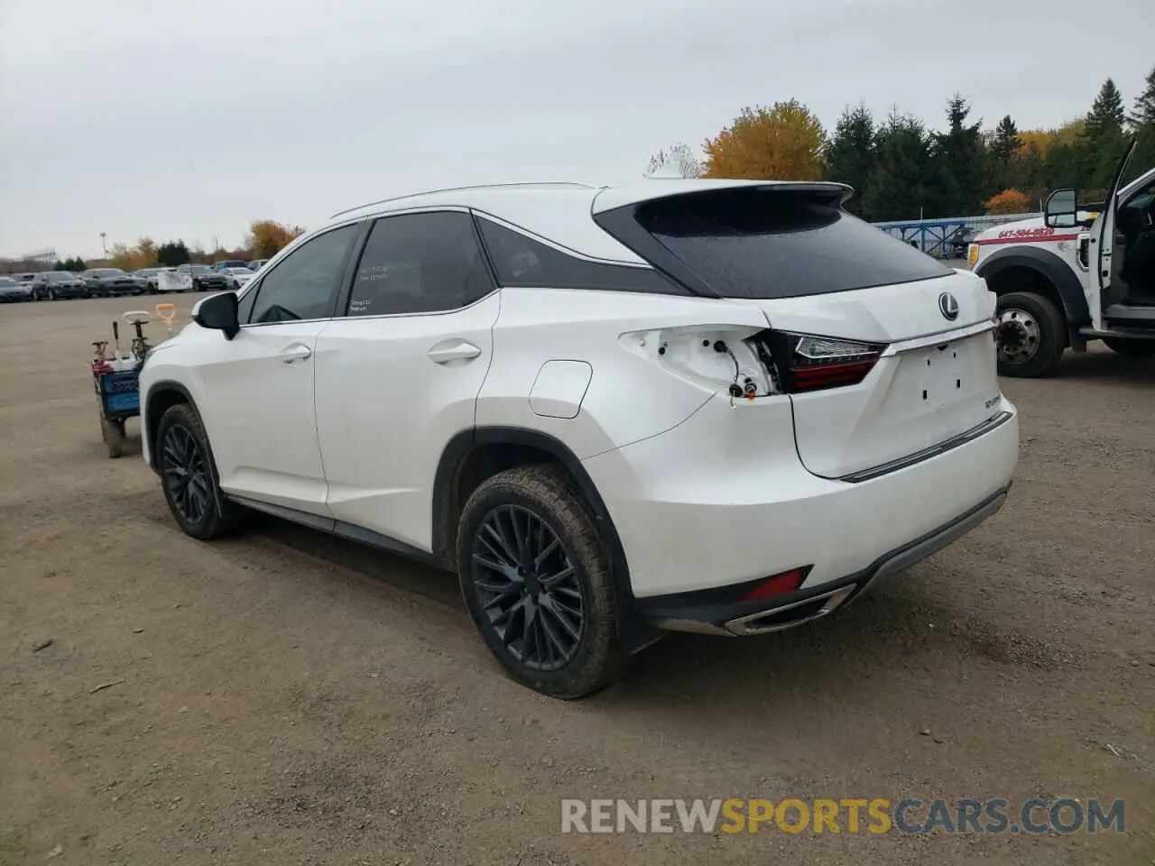 2 Photograph of a damaged car 2T2HZMDA9NC358001 LEXUS RX350 2022