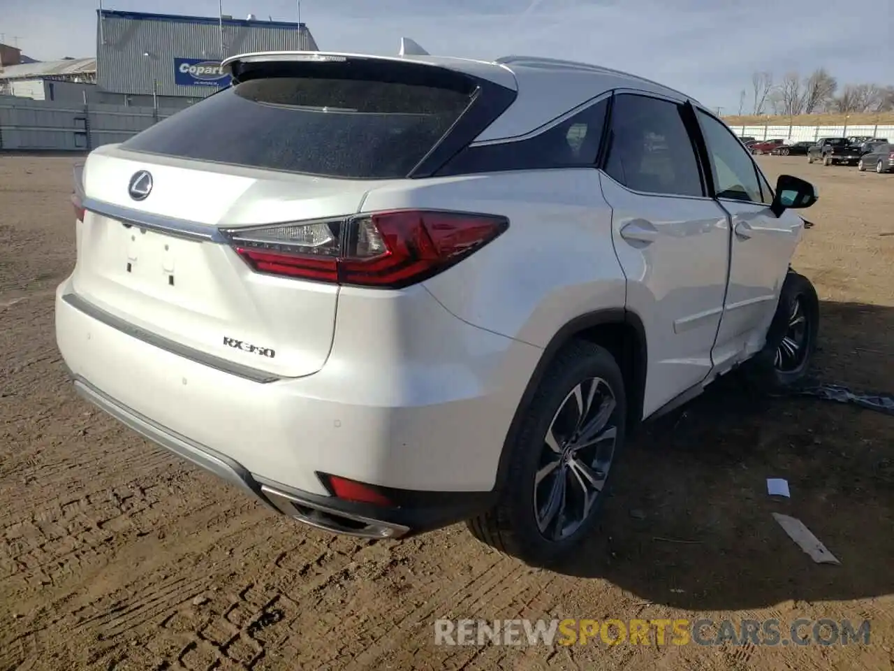 4 Photograph of a damaged car 2T2HZMDAXNC318946 LEXUS RX350 2022