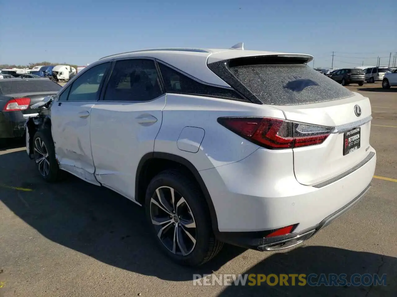 3 Photograph of a damaged car 2T2HZMDAXNC323001 LEXUS RX350 2022