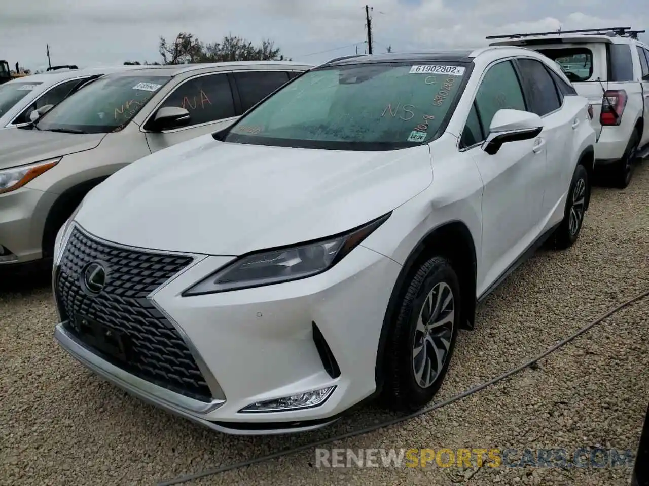 2 Photograph of a damaged car 2T2HZMDAXNC324312 LEXUS RX350 2022