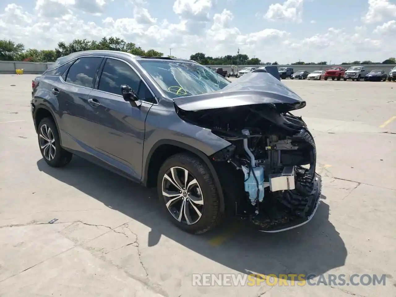 1 Photograph of a damaged car 2T2HZMDAXNC340994 LEXUS RX350 2022