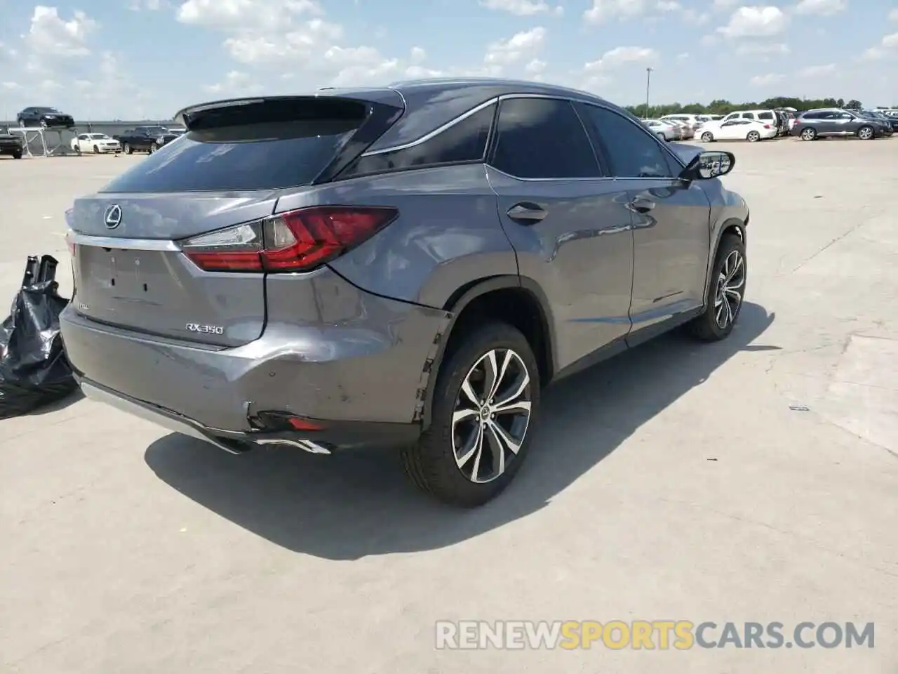 4 Photograph of a damaged car 2T2HZMDAXNC340994 LEXUS RX350 2022