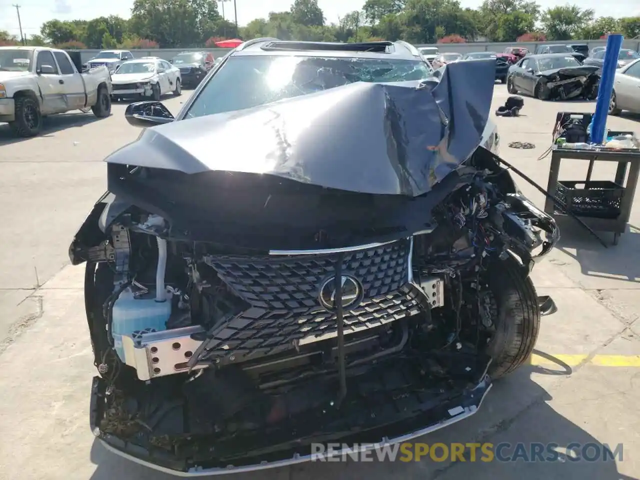 7 Photograph of a damaged car 2T2HZMDAXNC340994 LEXUS RX350 2022