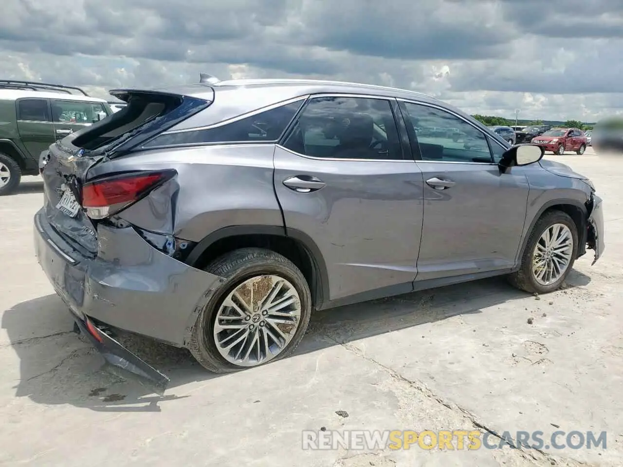 3 Photograph of a damaged car 2T2JZMAA5NC245684 LEXUS RX350 2022