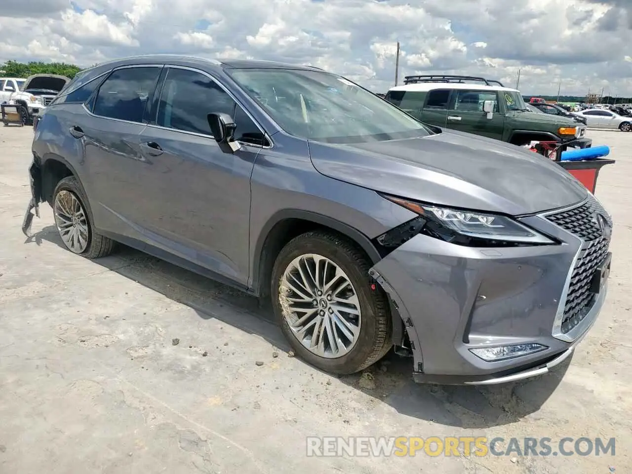 4 Photograph of a damaged car 2T2JZMAA5NC245684 LEXUS RX350 2022
