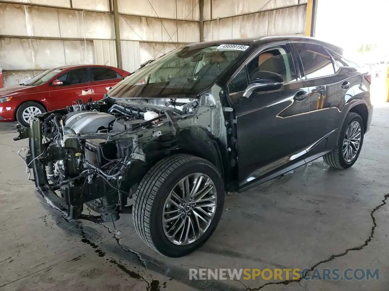 1 Photograph of a damaged car 2T2JZMAA5NC250349 LEXUS RX350 2022