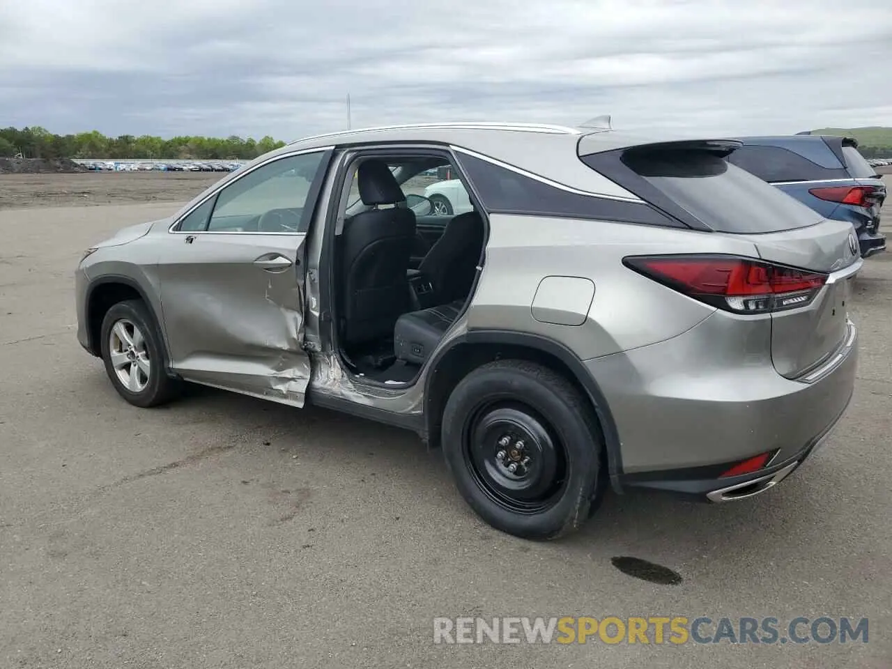 2 Photograph of a damaged car 2T2JZMDA6NC320873 LEXUS RX350 2022
